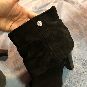 Black booties BCBG